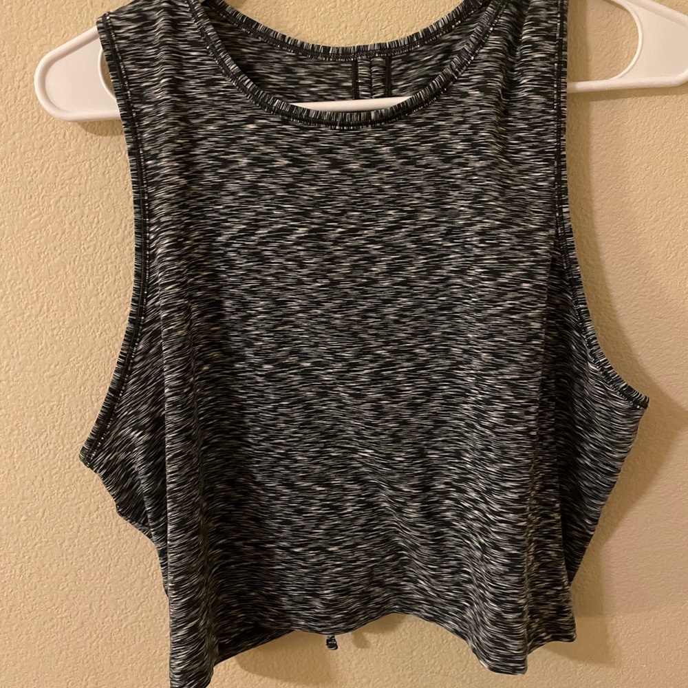 Lululemon grey cinch tank